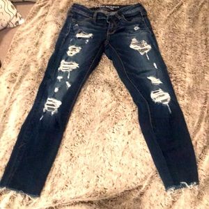 American Eagle Super Stretch Jeggings crop